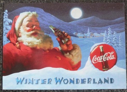 2319-3 € 0,50 coca cola briefkaart 10 x 15cm